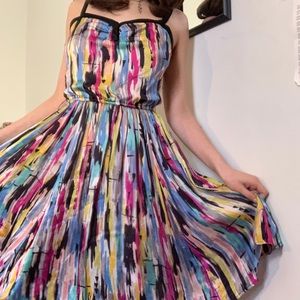 Colorful party dress 🎊